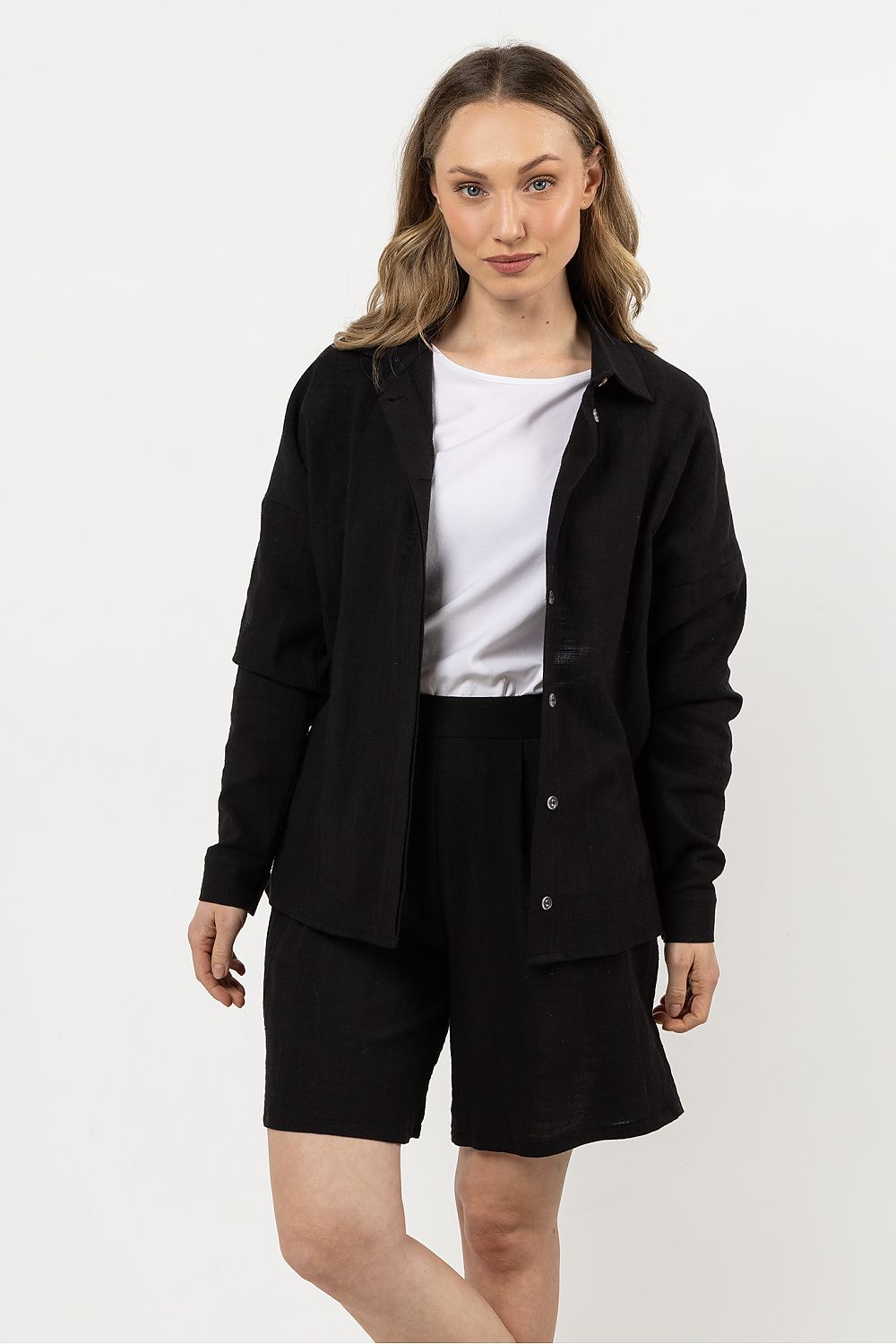  Camicia a manica lunga  model 212190 awama 