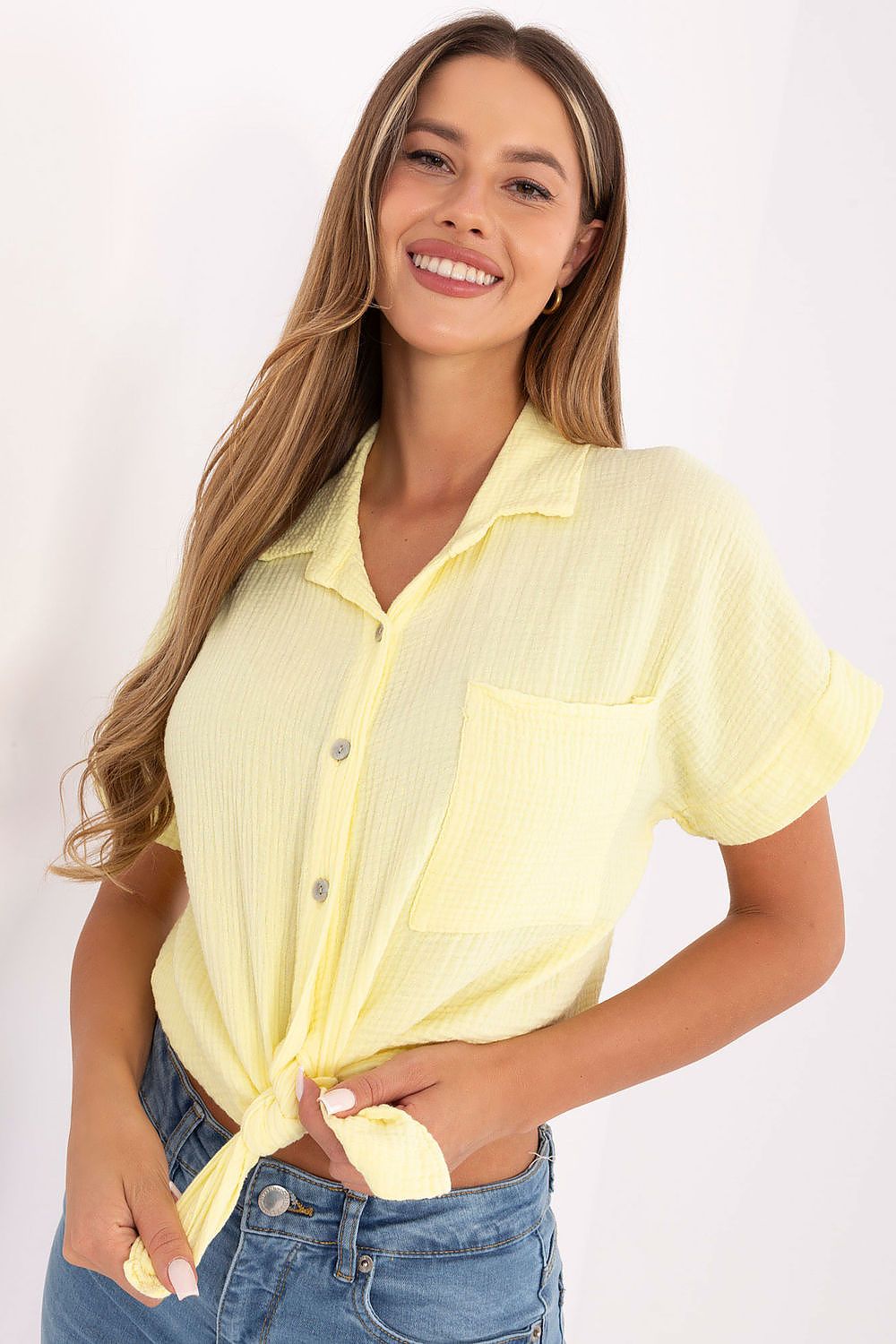  Camicia a manica corta model 215929 Italy Moda 