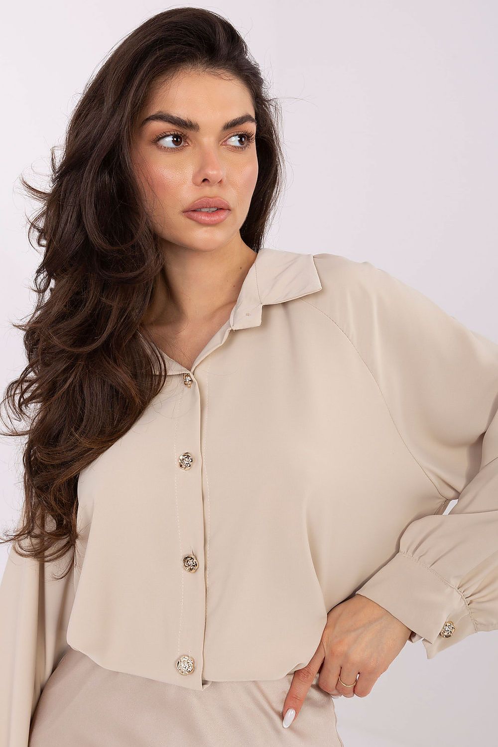 Camicia a manica lunga  model 221396 Factory Price 