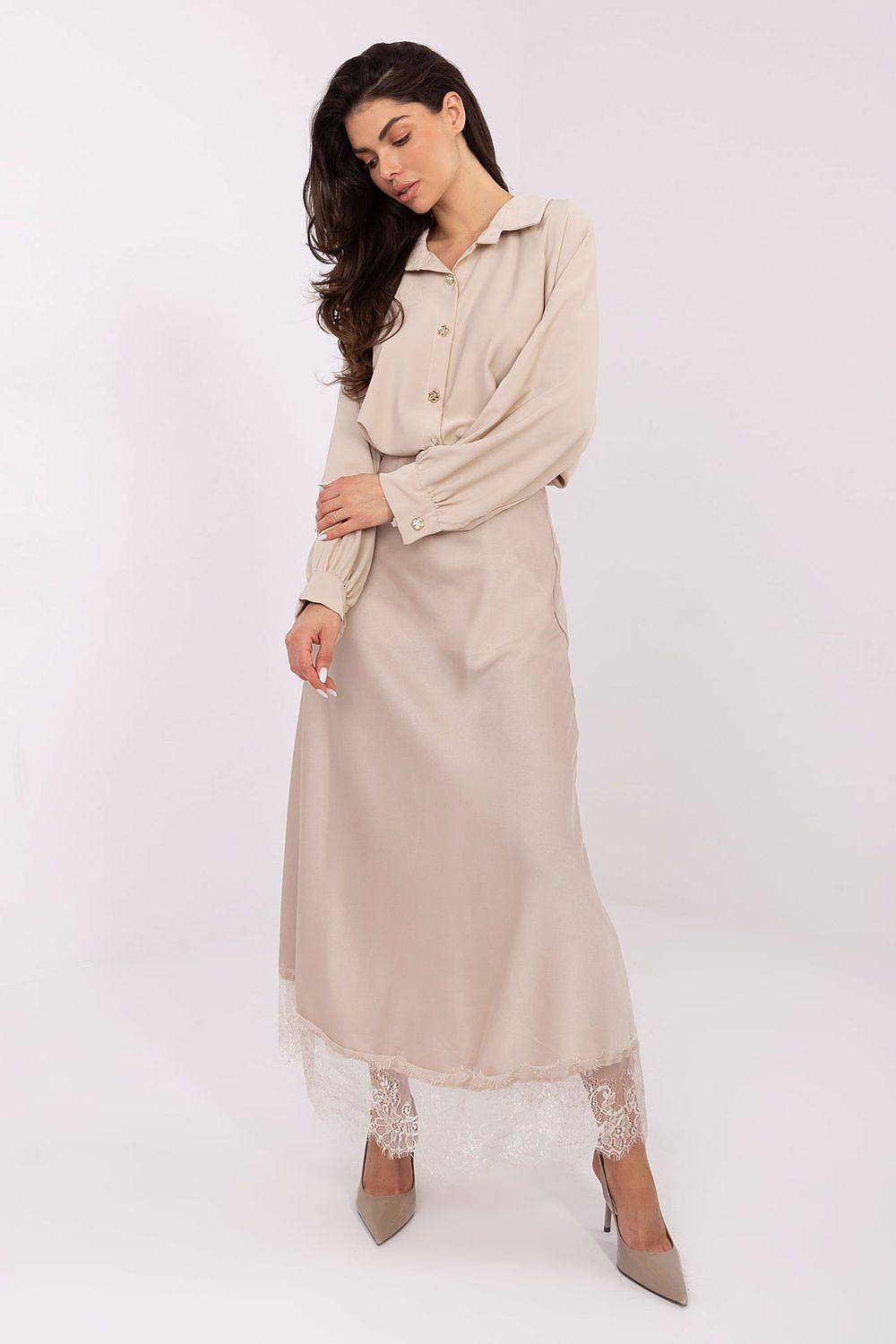  Camicia a manica lunga  model 221396 Factory Price 