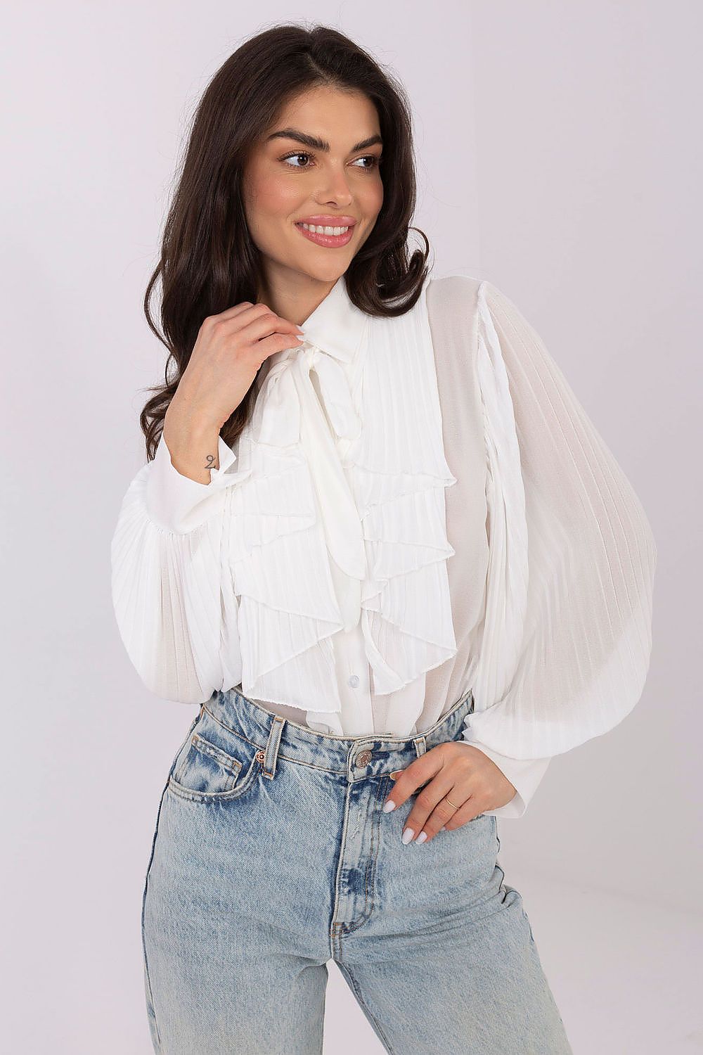  Camicia a manica lunga  model 221588 Italy Moda 