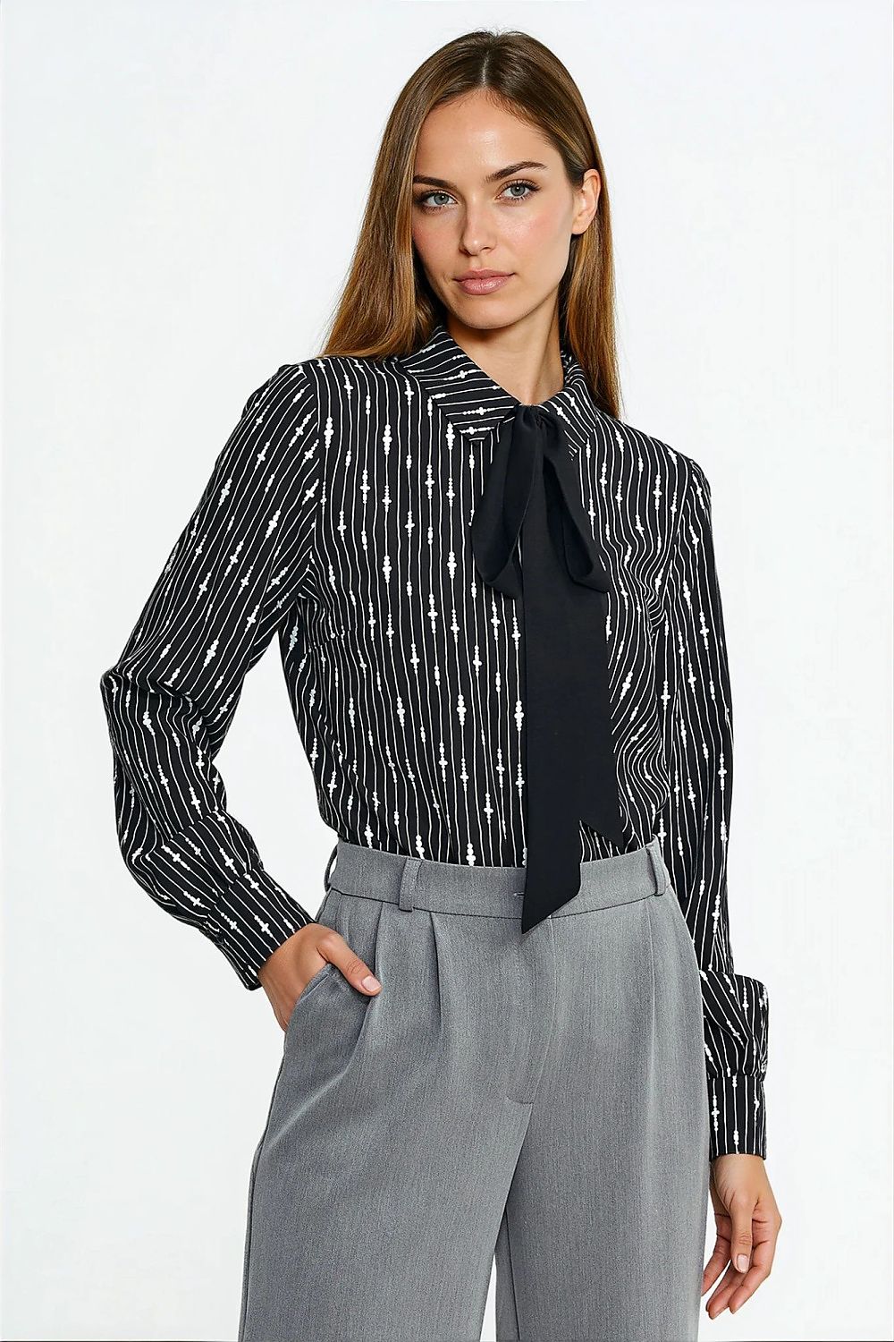  Camicia a manica lunga  model 221722 Nife 