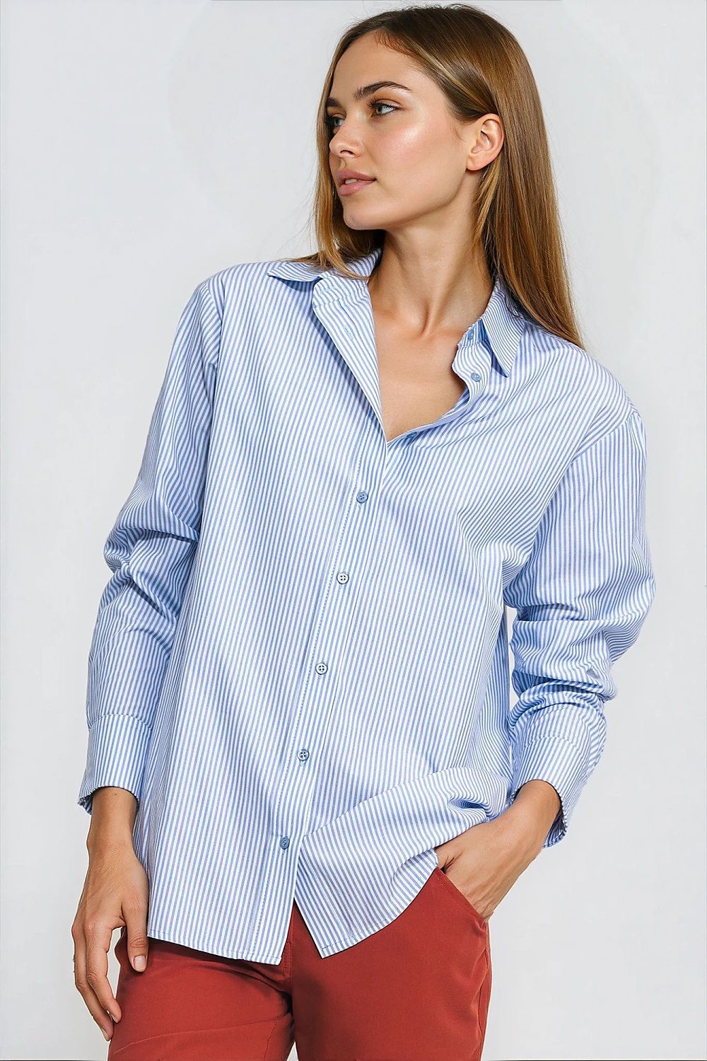  Camicia a manica lunga  model 221731 Nife 