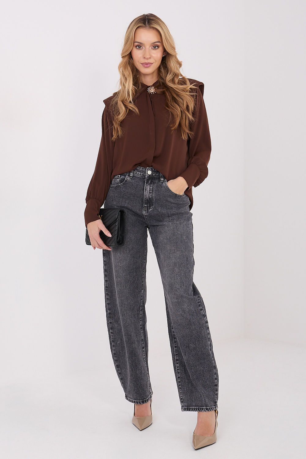  Camicia a manica lunga  model 221754 Italy Moda 