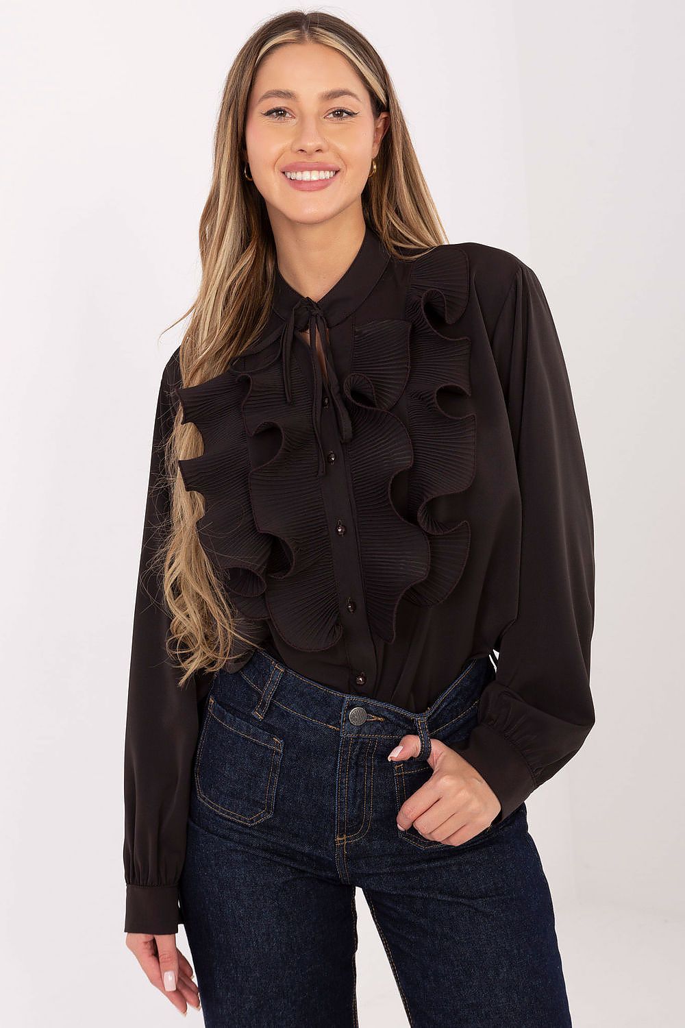  Camicia a manica lunga  model 222121 Factory Price 